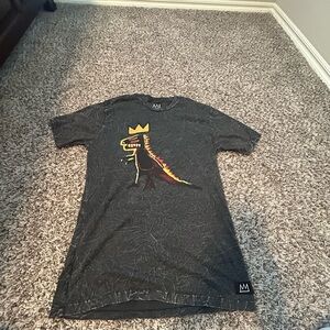 Basquiat Men's Black Graphic T-Shirt